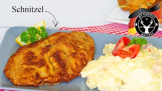 How to make a perfect Schnitzel ✪ MyGermanRecipes [upl. by Meuser]