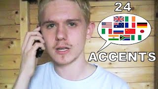 The English Language In 24 Accents [upl. by Mitran]