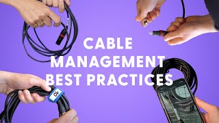 How to label cables cable management best practices for AV industry [upl. by Adnahsar]