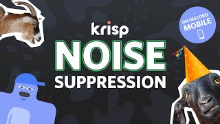 Noise Suppression on Discord Mobile [upl. by Milinda364]