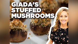 Giada De Laurentiis Stuffed Mushrooms  Everyday Italian  Food Network [upl. by Reinertson]