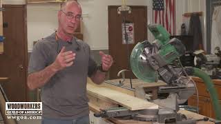 Aadjusting Miter Saw Laser [upl. by Cohbath763]