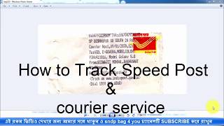 how to track indian speed post consignment DTDC Courier Tracking [upl. by Ettennad]