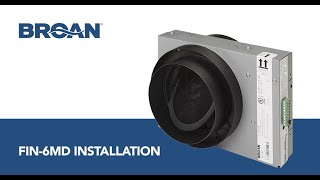 Broan® FRESH IN™ Motorized Supply Damper Installation Video [upl. by Ettennaj2]