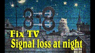 How To Fix HDTV Antenna Signal Loss At Night in 2021 [upl. by Eittak]