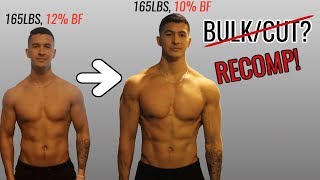 How To Build Muscle And Lose Fat At The Same Time Step By Step Explained Body Recomposition [upl. by Cristal]