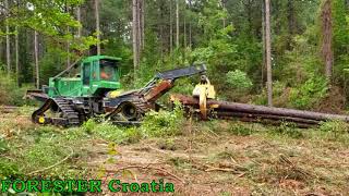 John Deere skidder on tracks [upl. by Brigit]