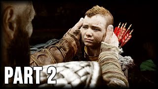 God of War  100 Walkthrough Part 2 PS4 – Path to the Mountain 13 [upl. by Ardin]