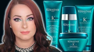 Kérastase Résistance Hair Products Review  Thérapiste line Extentioniste amp Force Architecte Masks [upl. by Eynahpets]