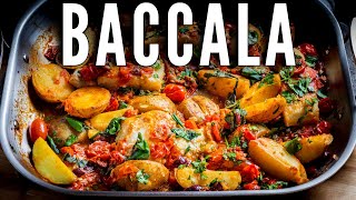 Baccala Salt Cod with Potatoes Capers and Olives [upl. by Denice]