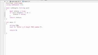 Boolean function example C programming tutorial [upl. by Ellenohs]