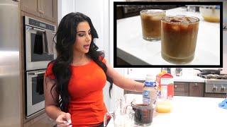 VLOG How To Make Iced Vanilla Caramel Latte [upl. by Higgins]