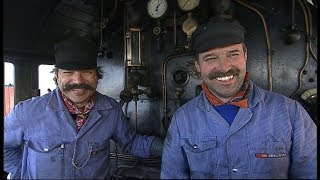 Mit der SBB SchnellzugDampflok und der C 56 Elefant im Westschweizer Seeland [upl. by Ainat]