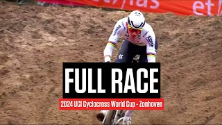 FULL RACE 2024 UCI Cyclocross World Cup  Zonhoven [upl. by Llenyl]