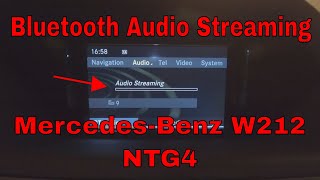 DIY Mercedes W212 Bluetooth audio streaming [upl. by Amelia]