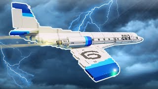 HAUNTED SUPERSONIC PLANE FLIES INTO STORM  Stormworks Multiplayer Gameplay [upl. by Shama]