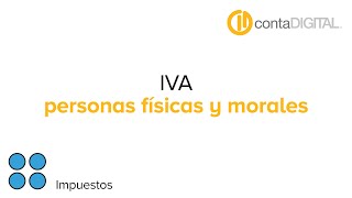 Cálculo de IVA personas físicas y morales [upl. by Joses]