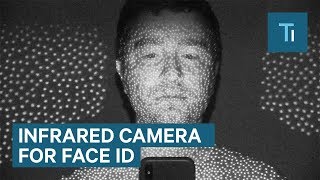 Using An Infrared Camera To Show How Face ID Works [upl. by Arrekahs]