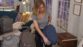 Baggallini All Day Nylon Backpack on QVC [upl. by Rehpotisrhc395]