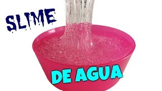 Haz SLIME DE AGUA Probando recetas de 💦Water Slime💦 [upl. by Lerner]