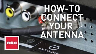 How To Connect Your Antenna to Your TV [upl. by Assiralk935]