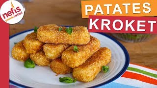 EN PRATİK Patates Kroket Tarifi  Az Malzemeli Çok Lezzetli [upl. by Anialam]