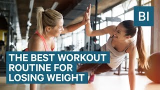 Best Workout Routine For Losing Weight According To Exercise Experts [upl. by Ateekal]