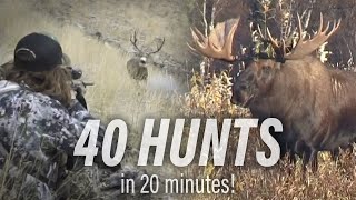 40 Rifle Hunts in 20 Minutes Eastmans’ Hunting Journal [upl. by Irihs]