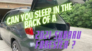 Car Camping in a Subaru Forester 2021with the Exped MegaMat Duo 10 [upl. by Ntsud]