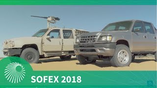 SOFEX 2018 Navistar Defense Special Operations Tactical Vehicle SOTV [upl. by Azirb]