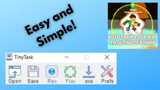 Easy Advanced TinyTask Tutorial  And How to Avoid Mistakes [upl. by Seravat]