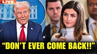 OMG Kaitlan Collins CNN Host BANNED From White House After ASKING ONE QUESTION [upl. by Vowel812]