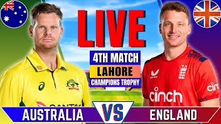 Australia vs England Champions Trophy 2025  Live Cricket Match Today  AUS vs ENG  Last 10 Overs [upl. by Ierna]