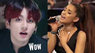 Various famous people reacting to Ariana Grande vocalshigh notes [upl. by Gluck342]