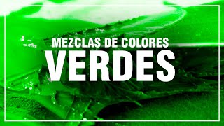 CÓMO HACER EL COLOR VERDE ✅ Mezclas de Colores Fácil 🎨 [upl. by Kaitlyn509]