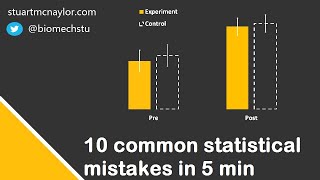 Ten Statistical Mistakes in 5 Min [upl. by Nide]