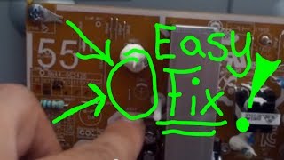 EASY How to Fix Samsung LCD TV Flashing Flickering Screen [upl. by Sonstrom]