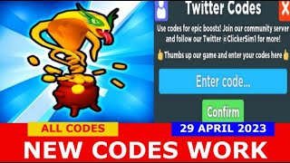 NEW CODES SPRING EGG Clicker Simulator ROBLOX  ALL CODES  29 APRIL 2023 [upl. by Auqenwahs575]