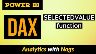 What is Selected Value in Power BI DAX Tutorial 2650 [upl. by Airtap]