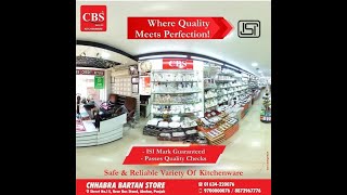 CHHABRA BARTAN STORE CBS KITCHENWARE [upl. by Ahnavas]