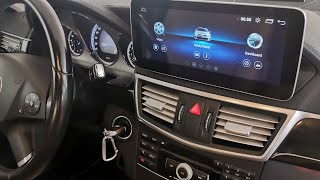 Android 1025quot Screen Installation  Mercedes EClass W212 NTG 40 [upl. by Iral45]