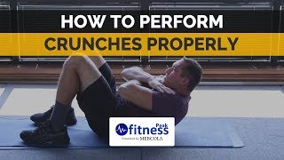 How to Perform Crunches Properly [upl. by Massie]