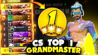 Top 1 Grandmaster in Clash Squad Ranked in just 15 Hours  Garena Free Fire [upl. by Asilav36]