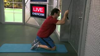 HOW TO DO Kneeling Abs Crunch With Resistance Bands [upl. by Lucy945]