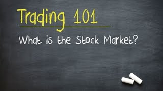 Trading 101 What is the Stock Market [upl. by Celinka]