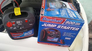 Dead battery jump start using duralast 900 peak [upl. by Enniotna]