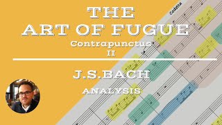 Art of Fugue Contrapunctus 2 Analysis [upl. by Bab]