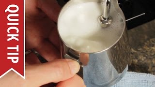 How to AutoFroth Milk for Lattes [upl. by Ennail583]