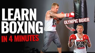 How to Box in 4 Minutes  Boxing Training for Beginners [upl. by Kho]