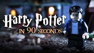 Harry Potter In 90 Seconds LEGO StopMotion [upl. by Eisler]